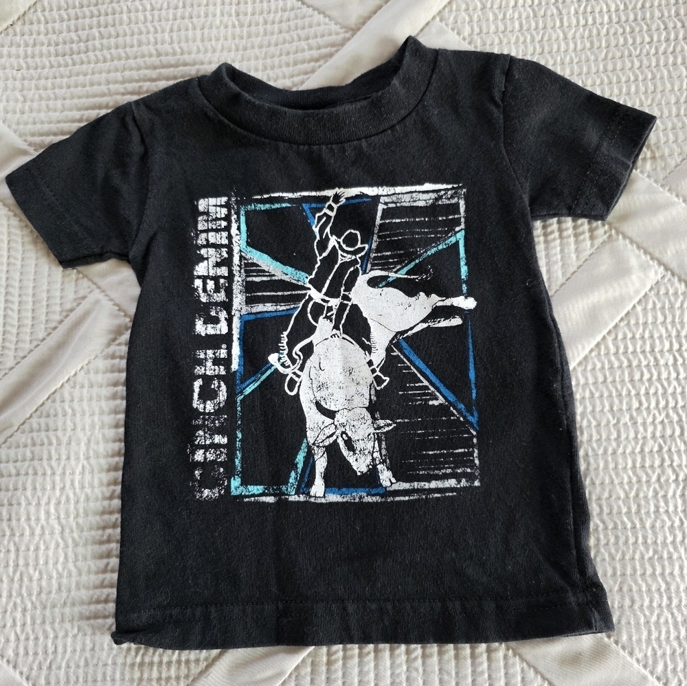 🔥5 FOR $25🔥Cinch Denim Baby TShirt Rodeo Bull 6-12M